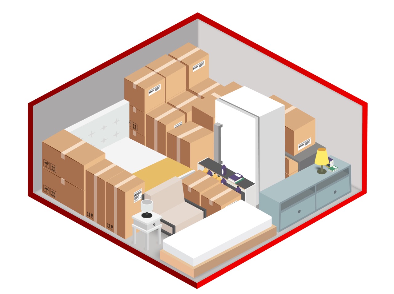 3d storage unit 10x10 5x10 storage unit