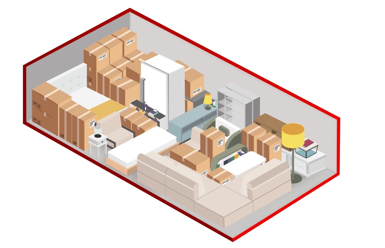 3d storage unit 10x20 5x10 storage unit
